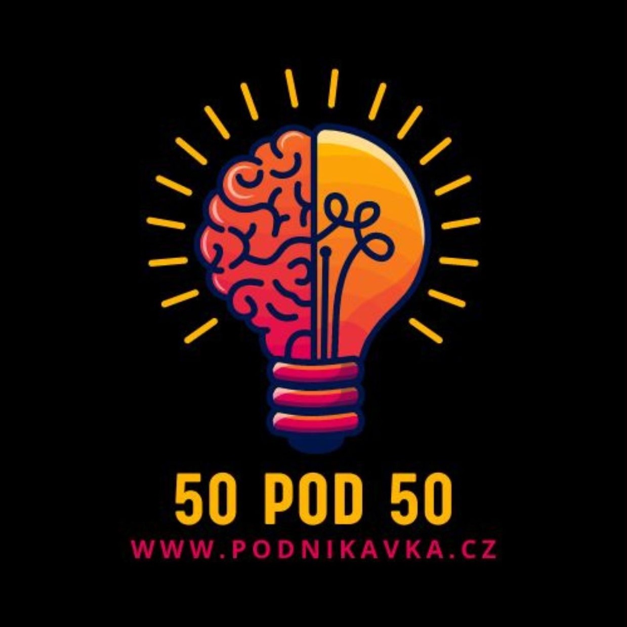 Logo podcastu 50 pod 50